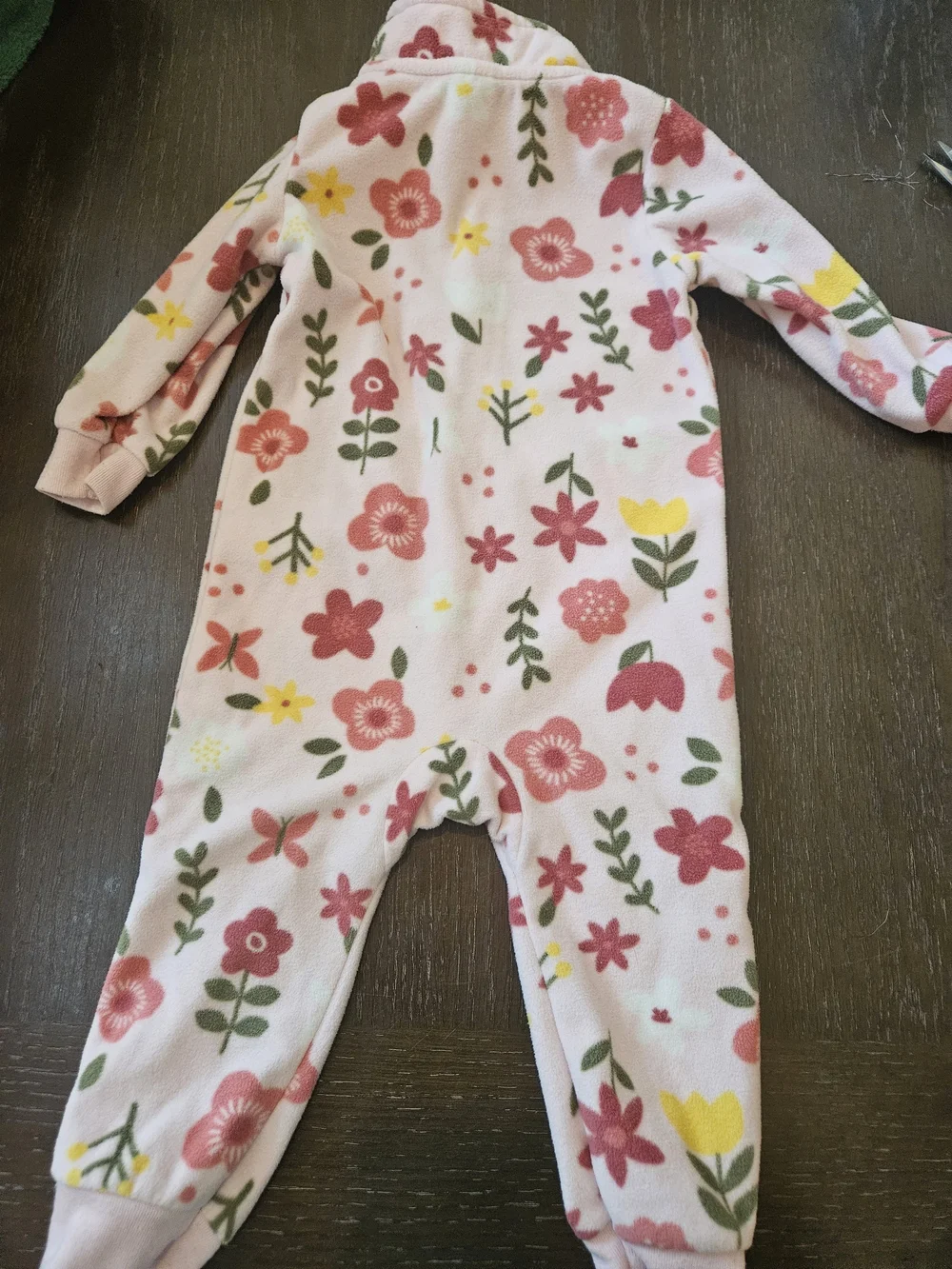 Carter’s 12M Fleece Zip One Piece Jumpsuit